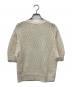 BEIGE (ベイジ) コットンメッシュ半袖クルーネックニット アイボリー サイズ:4：5000円