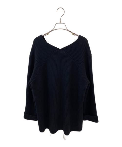 EVERYDAY I LIKE.（エヴリデイ アイ ライク）EVERYDAY I LIKE. (エヴリデイ アイ ライク) Lia Vネック Sweater ブラック サイズ:-の古着・服飾アイテム