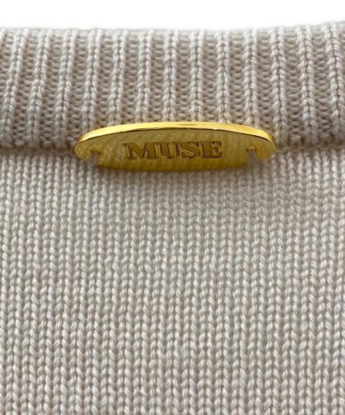 MUSE de Deuxieme Classe（ミューズ ドゥーズィエム クラス）MUSE de Deuxieme Classe (ミューズ ドゥーズィエム クラス) WISH クルーネックプルオーバー ベージュ サイズ:Freeの古着・服飾アイテム