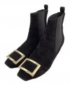 Roger Vivierロジェ ヴィヴィエ）の古着「サイドゴアアンクルブーツ」｜ブラック