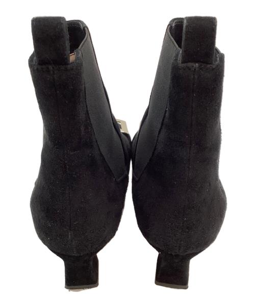 Roger Vivier（ロジェ ヴィヴィエ）Roger Vivier (ロジェ ヴィヴィエ) サイドゴアアンクルブーツ ブラック サイズ:36の古着・服飾アイテム