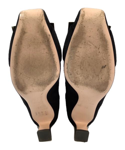 Roger Vivier（ロジェ ヴィヴィエ）Roger Vivier (ロジェ ヴィヴィエ) サイドゴアアンクルブーツ ブラック サイズ:36の古着・服飾アイテム