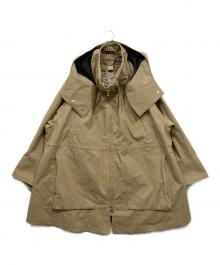 ROPE×MIZUNO（ロペ×ミズノ）の古着「WINDSTOPPER ギャザーハーフコート」｜ベージュ