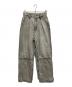 YENN（イエン）の古着「HIGH RISE TUCK WIDE PT」｜グレー