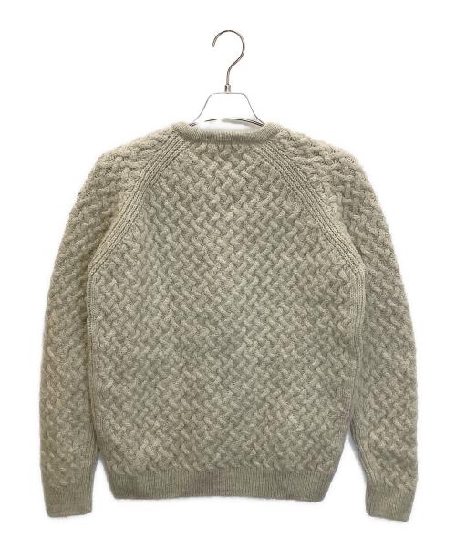 JOHN SMEDLEY（ジョンスメドレー）JOHN SMEDLEY (ジョンスメドレー) ブリティッシュウールケーブルニット ベージュ サイズ:Lの古着・服飾アイテム
