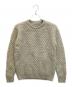 JOHN SMEDLEY（ジョンスメドレー）の古着「ブリティッシュウールケーブルニット」｜ベージュ