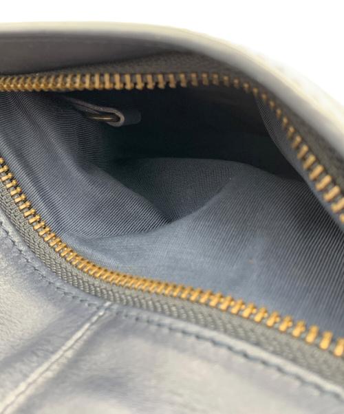 MOTHERHOUSE（マザーハウス）MOTHERHOUSE (マザーハウス) スクエアレザーリュック ネイビーの古着・服飾アイテム