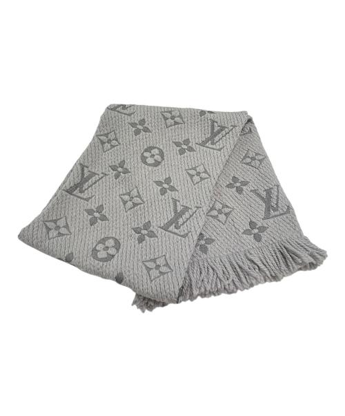 LOUIS VUITTON（ルイ ヴィトン）LOUIS VUITTON (ルイ ヴィトン) Monogram Echarpe Logomania Scarf/エシャルプ ロゴマニア グレー サイズ:-の古着・服飾アイテム