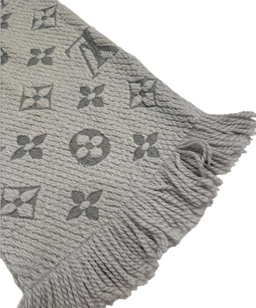 LOUIS VUITTON（ルイ ヴィトン）LOUIS VUITTON (ルイ ヴィトン) Monogram Echarpe Logomania Scarf/エシャルプ ロゴマニア グレー サイズ:-の古着・服飾アイテム