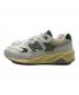 NEW BALANCE (ニューバランス) ローカットスニーカー ホワイト×グリーン サイズ:26.5cm：6000円
