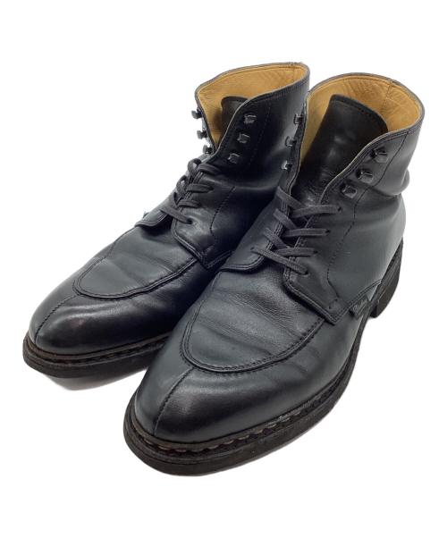 PARABOOT（パラブーツ）PARABOOT (パラブーツ) Uチップブーツ ブラック サイズ:6　1/2の古着・服飾アイテム
