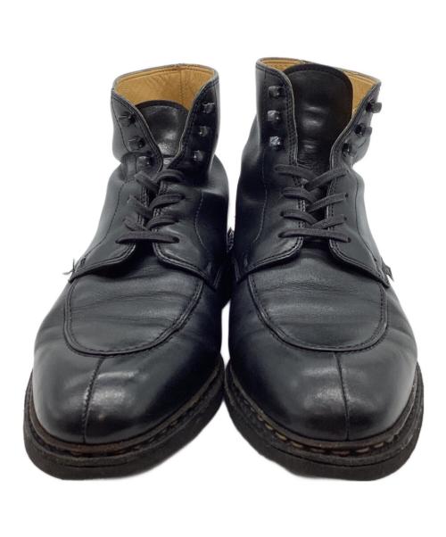 PARABOOT（パラブーツ）PARABOOT (パラブーツ) Uチップブーツ ブラック サイズ:6　1/2の古着・服飾アイテム