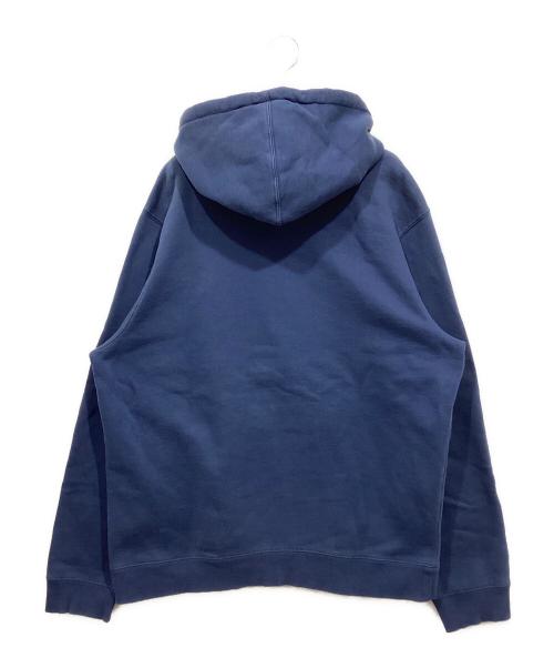 stussy（ステューシー）stussy (ステューシー) ロゴプルオーバーパーカー ネイビー サイズ:Lの古着・服飾アイテム