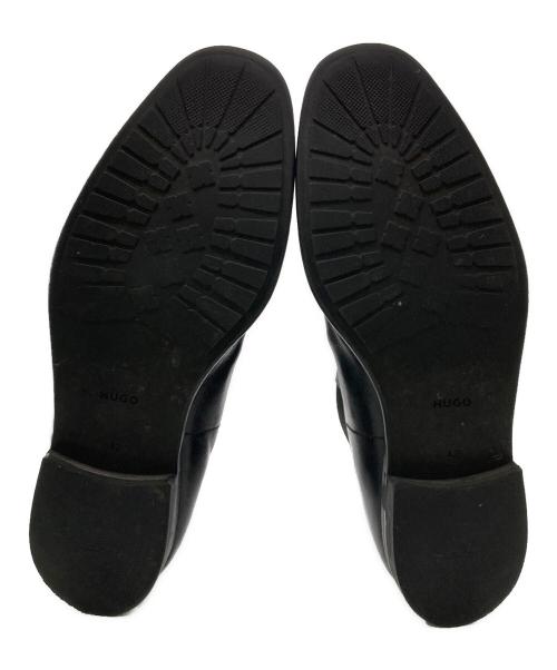 HUGO（ヒューゴ ボス）HUGO (ヒューゴ ボス) サイドゴアブーツ ブラック サイズ:42の古着・服飾アイテム