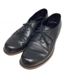 PADRONE（パドローネ）の古着「DERBY PLAIN TOE SHOES」｜ブラック