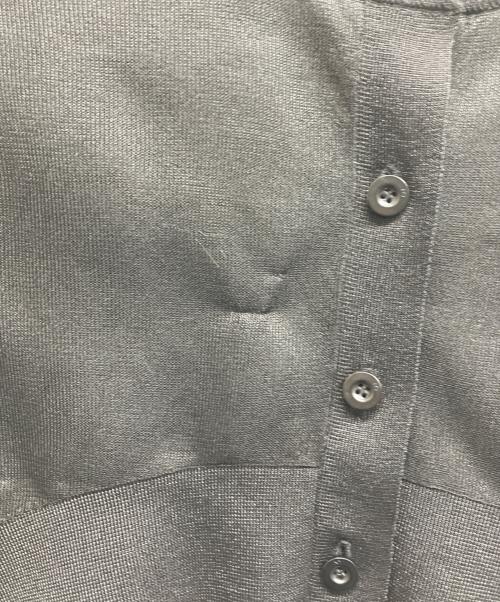 UN3D.（アンスリード）UN3D. (アンスリード) シアーニット カーディガン ブラック サイズ:Freeの古着・服飾アイテム