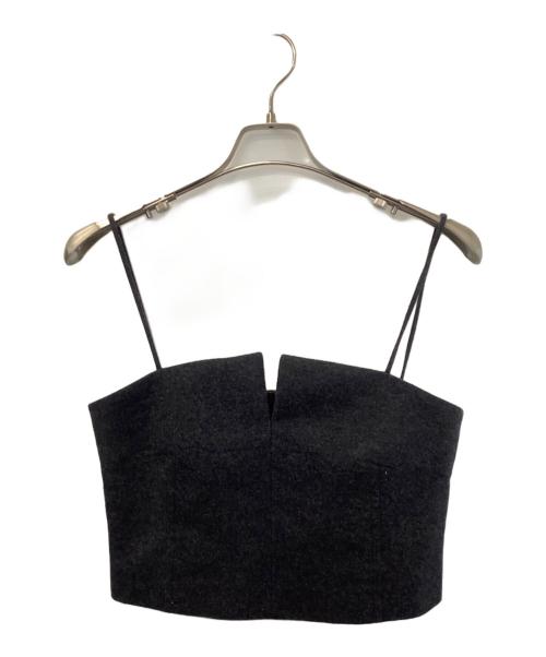 AURALEE（オーラリー）AURALEE (オーラリー) SUPER FULLING TWILL CAMISOLE グレー サイズ:1の古着・服飾アイテム