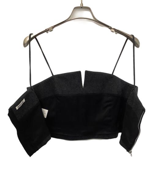 AURALEE（オーラリー）AURALEE (オーラリー) SUPER FULLING TWILL CAMISOLE グレー サイズ:1の古着・服飾アイテム