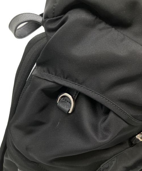 PRADA（プラダ）PRADA (プラダ) Re-Nylon x Saffiano Leather Backpack/Re-Nylon xサフィアーノレザー バックパック ブラック サイズ:-の古着・服飾アイテム