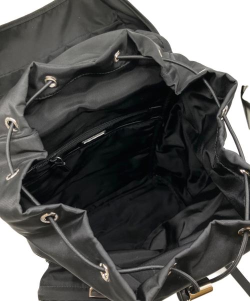 PRADA（プラダ）PRADA (プラダ) Re-Nylon x Saffiano Leather Backpack/Re-Nylon xサフィアーノレザー バックパック ブラック サイズ:-の古着・服飾アイテム