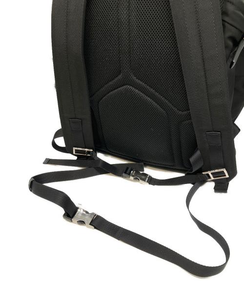 PRADA（プラダ）PRADA (プラダ) Re-Nylon x Saffiano Leather Backpack/Re-Nylon xサフィアーノレザー バックパック ブラック サイズ:-の古着・服飾アイテム