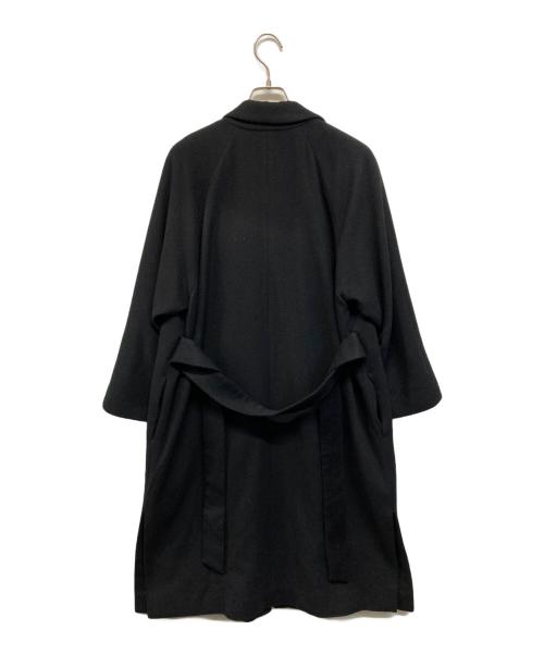 VERMEIL par iena（ヴェルメイユ パー イエナ）VERMEIL par iena (ヴェルメイユ パー イエナ) カシミヤ混ビーバーサイドスリットコート ブラック サイズ:38の古着・服飾アイテム