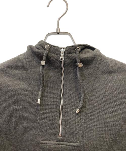 PRADA（プラダ）PRADA (プラダ) ウール ハーフジップパーカー オリーブ サイズ:Mの古着・服飾アイテム