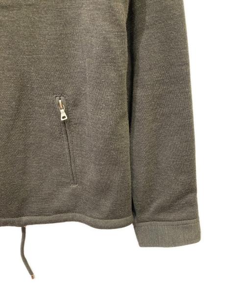 PRADA（プラダ）PRADA (プラダ) ウール ハーフジップパーカー オリーブ サイズ:Mの古着・服飾アイテム