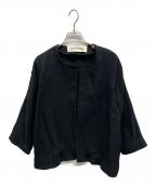 ARTS&SCIENCEアーツアンドサイエンス）の古着「ノーカラージャケット」｜ブラック