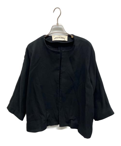 ARTS&SCIENCE（アーツアンドサイエンス）ARTS&SCIENCE (アーツアンドサイエンス) ノーカラージャケット ブラック サイズ:1の古着・服飾アイテム