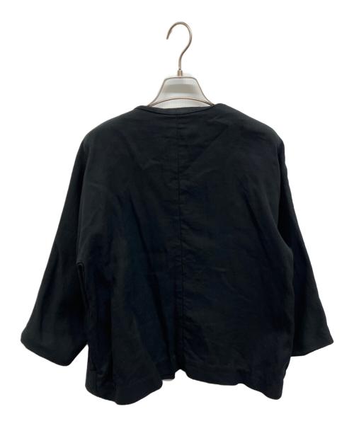 ARTS&SCIENCE（アーツアンドサイエンス）ARTS&SCIENCE (アーツアンドサイエンス) ノーカラージャケット ブラック サイズ:1の古着・服飾アイテム