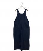 かぐれカグレ）の古着「バッククロスデニムサロペット」｜インディゴ