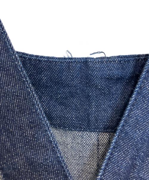 かぐれ（カグレ）かぐれ (カグレ) バッククロスデニムサロペット インディゴ サイズ:Freeの古着・服飾アイテム