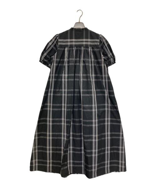 UNITED ARROWS（ユナイテッドアローズ）UNITED ARROWS (ユナイテッドアローズ) タフタ ピンタック ワンピース ブラック サイズ:FREEの古着・服飾アイテム