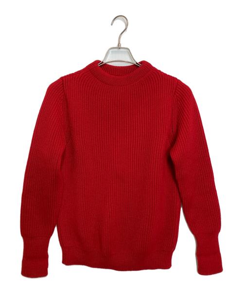 ANDERSEN-ANDERSEN（アンデルセン アンデルセン）ANDERSEN-ANDERSEN (アンデルセン アンデルセン) フィンガーホールプルオーバーニット レッド サイズ:XSの古着・服飾アイテム