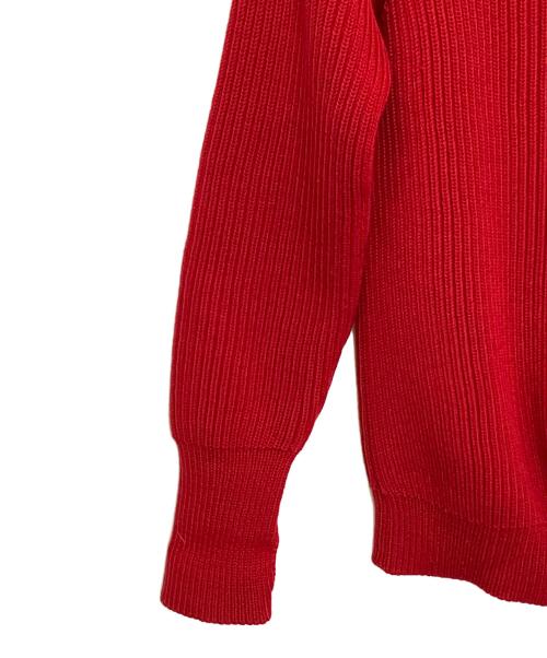ANDERSEN-ANDERSEN（アンデルセン アンデルセン）ANDERSEN-ANDERSEN (アンデルセン アンデルセン) フィンガーホールプルオーバーニット レッド サイズ:XSの古着・服飾アイテム