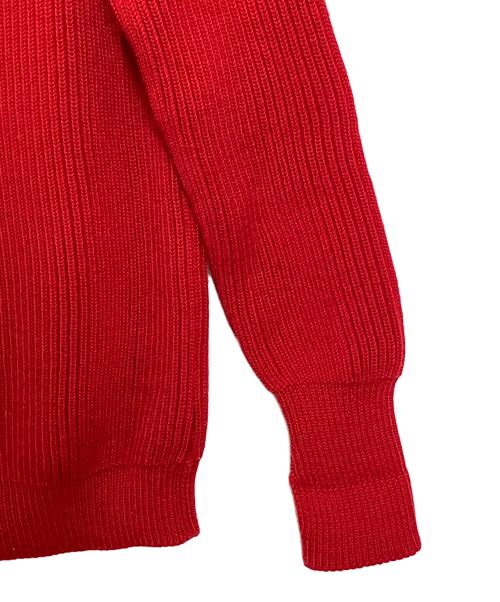 ANDERSEN-ANDERSEN（アンデルセン アンデルセン）ANDERSEN-ANDERSEN (アンデルセン アンデルセン) フィンガーホールプルオーバーニット レッド サイズ:XSの古着・服飾アイテム