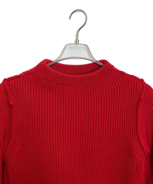 ANDERSEN-ANDERSEN（アンデルセン アンデルセン）ANDERSEN-ANDERSEN (アンデルセン アンデルセン) フィンガーホールプルオーバーニット レッド サイズ:XSの古着・服飾アイテム