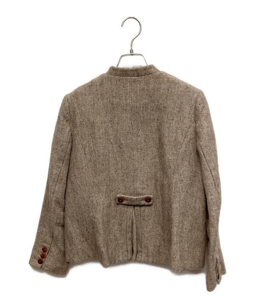 nest Robe（ネストローブ）nest Robe (ネストローブ) ツイードジャケット ブラウン サイズ:Freeの古着・服飾アイテム