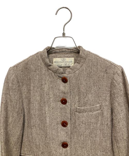 nest Robe（ネストローブ）nest Robe (ネストローブ) ツイードジャケット ブラウン サイズ:Freeの古着・服飾アイテム