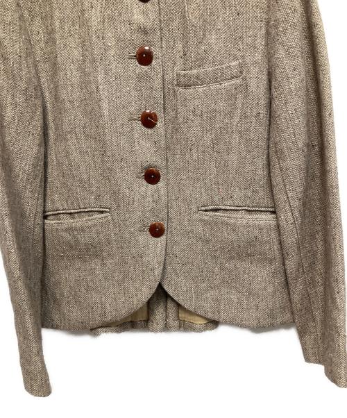 nest Robe（ネストローブ）nest Robe (ネストローブ) ツイードジャケット ブラウン サイズ:Freeの古着・服飾アイテム