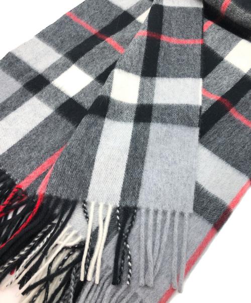 JOSHUA ELLIS（ジョシュア エリス）Joshua Ellis (ジョシュア エリス) ウールアンゴラ大判ストール グレーの古着・服飾アイテム