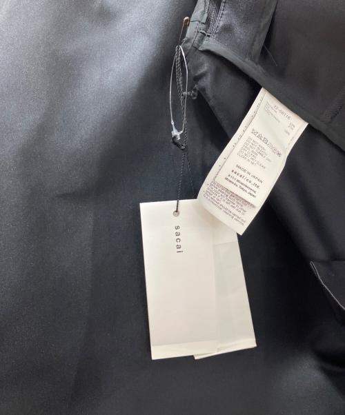 sacai（サカイ）sacai (サカイ) SATIN SHIRT ブラック サイズ:2の古着・服飾アイテム