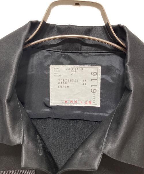 sacai（サカイ）sacai (サカイ) SATIN SHIRT ブラック サイズ:2の古着・服飾アイテム