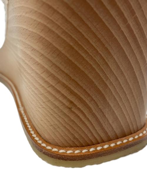 HERMES（エルメス）HERMES (エルメス) サボスタッズサンダル ホワイト サイズ:38の古着・服飾アイテム