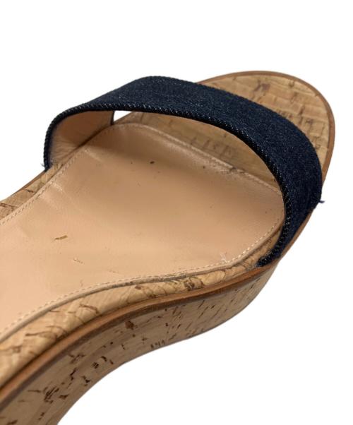 Gianvito Rossi（ジャンヴィト ロッシ）Gianvito Rossi (ジャンヴィト ロッシ) Gianvito Rossi アンクルストラップサンダル ベージュ サイズ:38の古着・服飾アイテム