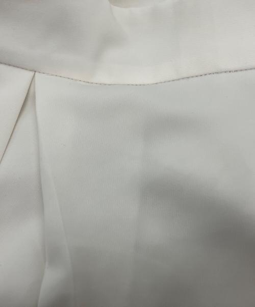 icB（アイシービー）icB (アイシービー) シルフィルダブルクロス ワイドパンツ ホワイト サイズ:2の古着・服飾アイテム