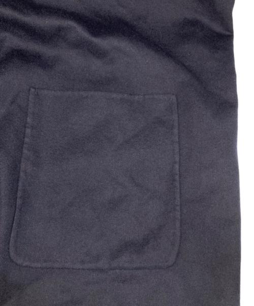 LORO PIANA（ロロピアーナ）LORO PIANA (ロロピアーナ) カシミヤシルク混ケープ ネイビー×ブラウン サイズ:Sの古着・服飾アイテム