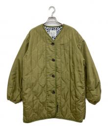 Denham（デンハム）の古着「キルティングコート」｜オリーブ