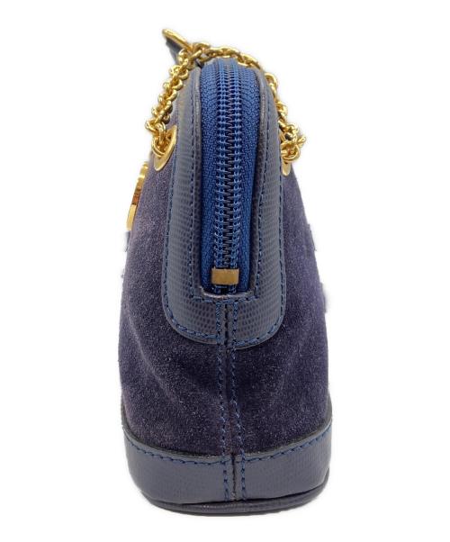 CELINE（セリーヌ）CELINE (セリーヌ) マイクロショルダーバッグ ネイビーの古着・服飾アイテム